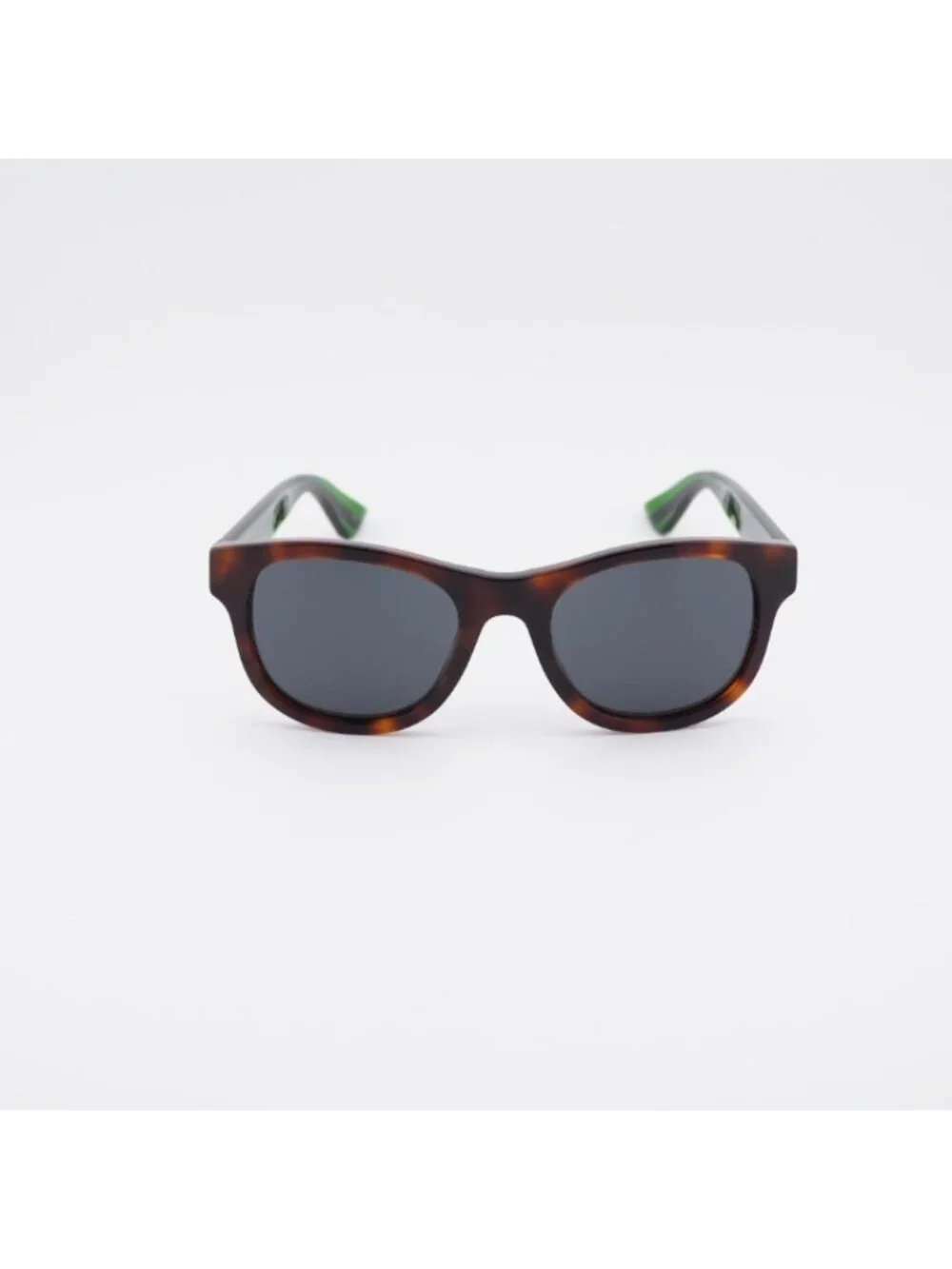 Gucci GG0003SN 003 Sunglasses Havana Square Frame, Grey Lenses